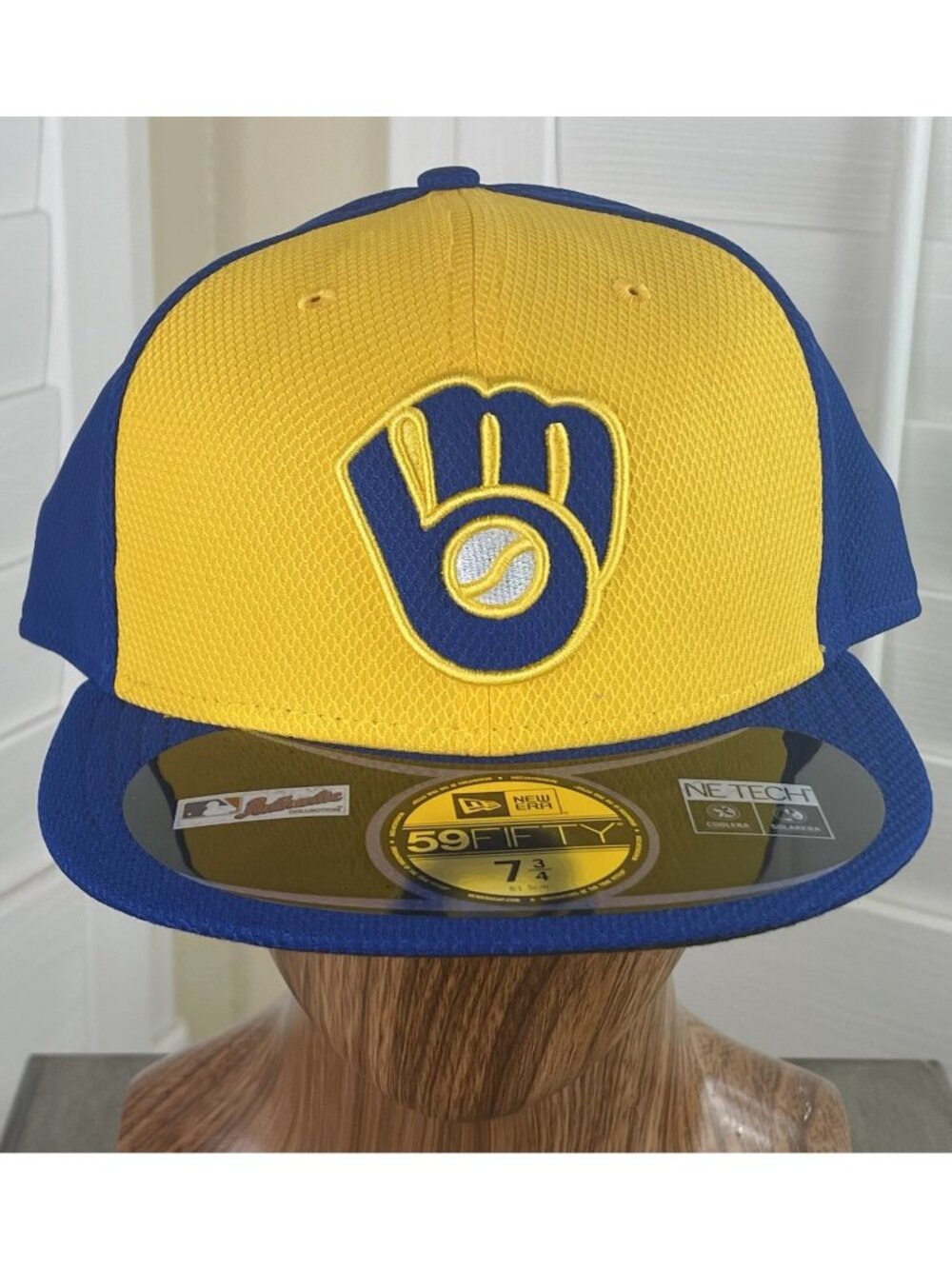 New Era 59Fifty Diamond Era MLB Milwaukee Brewers - Size 7 3/4 - New w/Tags